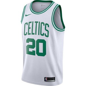 20 - Men's Nike Gordon Hayward White Boston Celtics Swingman Jersey - Icon Edition - White