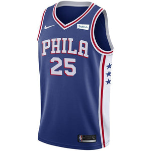11 - Men's Fanatics Branded James Ennis Royal Philadelphia 76ers Fast Break Replica Jersey – Icon Edition - Royal