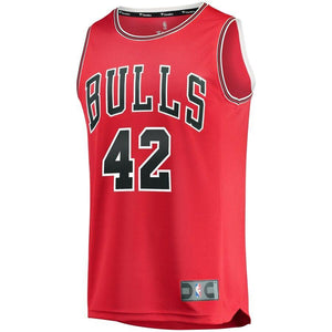 42 - Youth Fanatics Branded Robin Lopez Red Chicago Bulls Fast Break Player Jersey - Icon Edition - Red