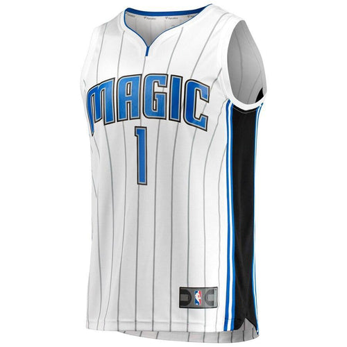 1 - Men's Fanatics Branded Jonathan Isaac White Orlando Magic Fast Break Jersey - Association Edition - White