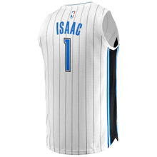 Load image into Gallery viewer, 1 - Men&#39;s Fanatics Branded Jonathan Isaac White Orlando Magic Fast Break Jersey - Association Edition - White