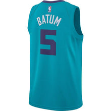 Load image into Gallery viewer, 5 - Men&#39;s Jordan Brand Nicolas Batum Teal Charlotte Hornets Swingman Jersey - Icon Edition - Aqua