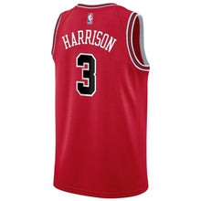 Load image into Gallery viewer, 3 - Men&#39;s Nike Shaquille Harrison Red Chicago Bulls Swingman Sponsor Patch Jersey – Icon Edition - Red