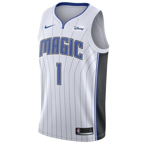 1 - Men's Nike Jonathan Isaac White Orlando Magic Swingman Sponsor Patch Jersey - Association Edition - White