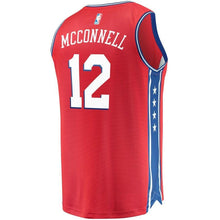 Load image into Gallery viewer, 12 - Men&#39;s Fanatics Branded T.J. McConnell Red Philadelphia 76ers Fast Break Replica Player Jersey - Statement Edition - Red