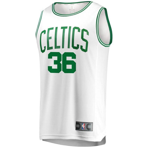 36 - Men's Fanatics Branded Marcus Smart White Boston Celtics Fast Break Replica Jersey – Association Edition - White