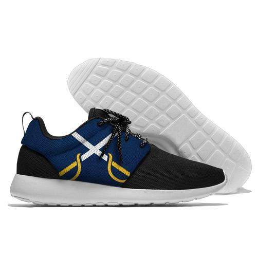 Men Buffalo Sabres Roshe Style Lightweight Running Shoes - Black And Navy 7