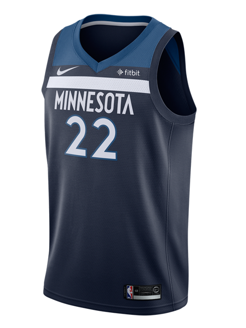 22 - Minnesota Timberwolves Andrew Wiggins Icon Swingman Jersey - Grey