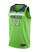 Load image into Gallery viewer, 22 - Minnesota Timberwolves Andrew Wiggins Statement Swingman Jersey - Green